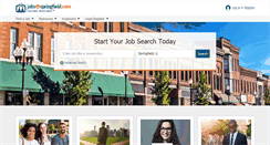 Desktop Screenshot of jobsinspringfield.com