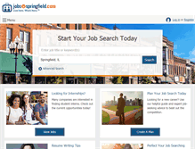 Tablet Screenshot of jobsinspringfield.com
